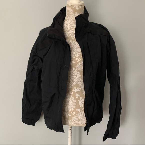 North face // black zip front ski jacket size small - Picture 2 of 10